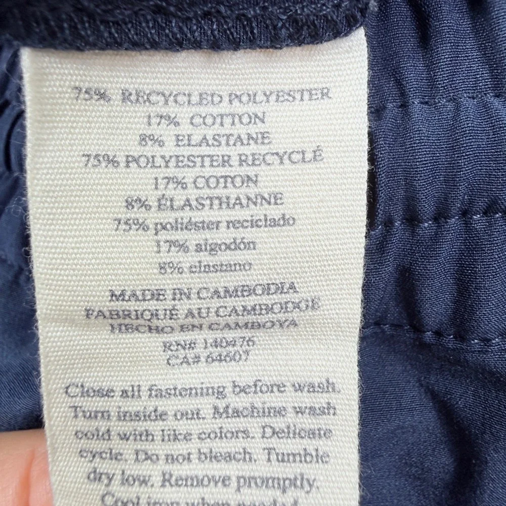 Faherty Brand All Day‎ Shorts Mens XXL Navy Blue Hybrid Swim Trunks Stretch 4.5